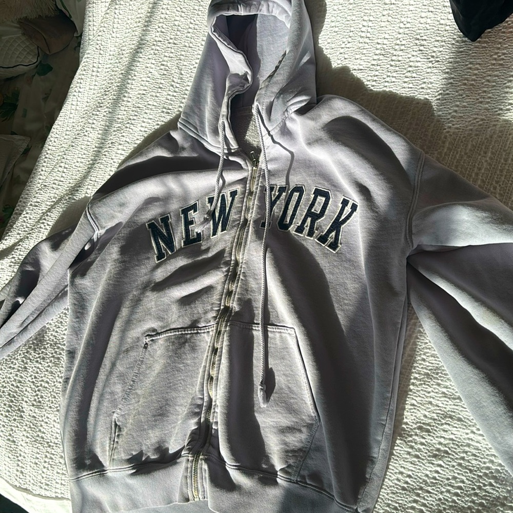 PacSun light blue zip up